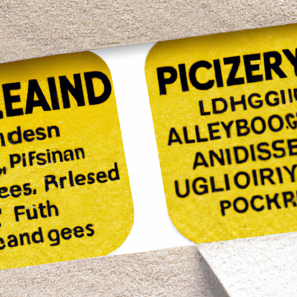 Food Allergen Labeling and Hidden Allergens